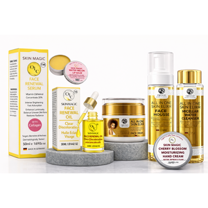 Ensemble de soins du visage OLC Skin Magic en sept pièces, vitamine C, rétinol, collagène, éclaircissant - Product Image 1