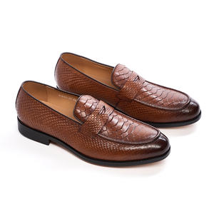 Hot Selling <strong>Men's</strong> <strong>Shoes</strong> Genuine <strong>Leather</strong> Formal Loafers New Styles Breathable Soft and Waterproof Upper - Product Image 4