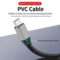 Cable de Datos USB 3.1 Tipo-C a Tipo-C con Funciones Completas, 10Gbps, 4K 60Hz, 60W PD, Carga Rápida para Computadora y Cámara