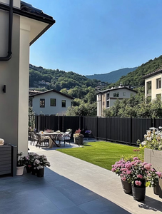 2025 <span class=keywords><strong>bois</strong></span> de <span class=keywords><strong>jardin</strong></span> décoratif extérieur de haute qualité comme des panneaux de clôture à lattes d'intimité en aluminium clôture de maison - Product Image 3