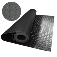 Revêtement de sol en vinyle antidérapant à motif de pièces de monnaie en PVC 2 mm, certifié CE Rohs, résistant à l'usure, pour entrepôt, atelier, garage