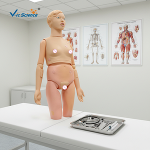 หุ่นจำลองพยาบาลหญิงอเนกประสงค์ สำหรับการสอนทางการแพทย์ หุ่นจำลองการปฐมพยาบาล หุ่นจำลองฝึกอบรมวิทยาศาสตร์การแพทย์ - Product Image 4