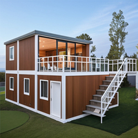Maison préfabriquée réutilisable, mini-maison portable de 20 pieds, hôtel modulaire en kit, maison de camping préfabriquée, dortoir, maison conteneur détachable