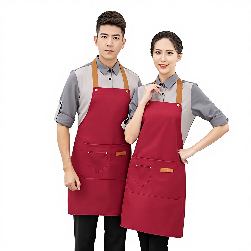 Burgundy [thickened workwear nylon waterproof halter]