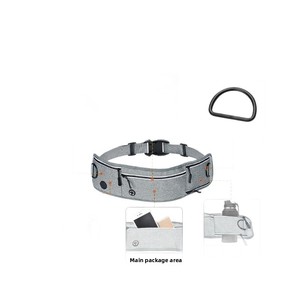 Cinturón de correa multifuncional de nailon para perros con riñonera elástica, arnés reflectante para perros, correa cruzada para mascotas - Product Image 5