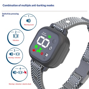 <span class=keywords><strong>Collier</strong></span> de dressage pour chien intelligent avec écran couleur, <span class=keywords><strong>anti</strong></span>-<span class=keywords><strong>aboiement</strong></span>, choc électrique, vibration, étanche IP67, automatique - Product Image 3