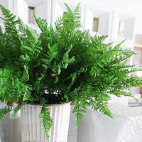 Feuilles de fougère artificielles réalistes, branche de fougère artificielle en plastique écologique, verdure pour décoration murale intérieure et extérieure, plante décorative pour la maison