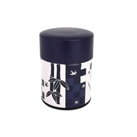 Vente en gros de boîtes de thé hermétiques de 50 g, boîte à thé en poudre de matcha avec double couvercle pour boîte à épices matcha