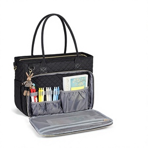 Nuova <span class=keywords><strong>Borsa</strong></span> Tote in Nylon Pronta per la Spedizione, Design Urbano Semplice, <span class=keywords><strong>Borsa</strong></span> per Laptop da Infermiera con Tasche Isolate e Chiusura a Zip - Product Image 1