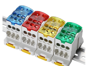 Connettore per circuiti di derivazione multiplo UKK a polo singolo, montaggio su guida DIN, 80A 125A 160A 250A 400A 500A, Prezzo di fabbrica - Product Image 1
