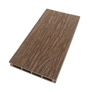 WPC 3D gaufrage Bois Plastique Composite Extérieur Wpc Composite Decking wpc plancher terrasse