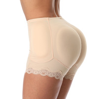 Culotte gainante et rehausseur de fesses pour femme, avec logo personnalisé, rembourrée, à lacets, respirante, offrant un maintien ferme pour les hanches et les fesses