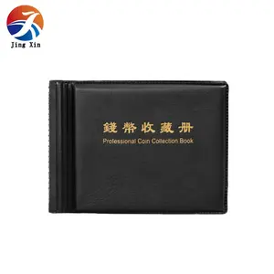 World coin collection mini album 2x2 folder storage book money holder 60 pockets coin folder album