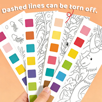 Libros para Colorear con Agua para Niños Pequeños, Papeles de Pintura con Agua sin Desorden, Kit de Pintura con Agua para Niños, Regalo de Cumpleaños