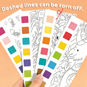 Livres de coloriage à l'eau pour tout-petits, papiers de peinture à l'eau sans désordre pour enfants, kit de peinture à l'eau, cadeau d'anniversaire - Product Image 3