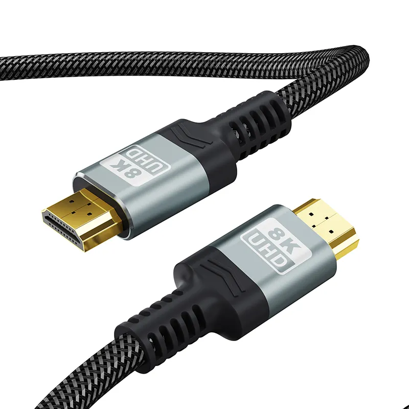 Ultra HD V2.1 8K 60Hz HDMI Cable High Speed 48Gbps HDMI 2.1 Cable for TV Monitor Laptop HDMI Connector Cable