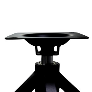 Châssis <span class=keywords><strong>à</strong></span> quatre griffes peint en fer, le plateau supérieur peut pivoter <span class=keywords><strong>à</strong></span> 180 degrés et peut être automatiquement réinitialisé, utilisé pour la table basse vivante - Product Image 2