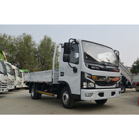 Camion de fret diesel Dongfeng Captain E 2-4T, cabine 4x4, 6 roues, nouvelle transmission manuelle, direction à gauche, benne basculante