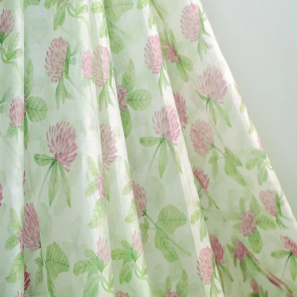 Y6027 # Высококачественная легкая текстильная ткань с принтом Тенсел шелковая ткань полиэфирная ткань с цветочным принтом для платья