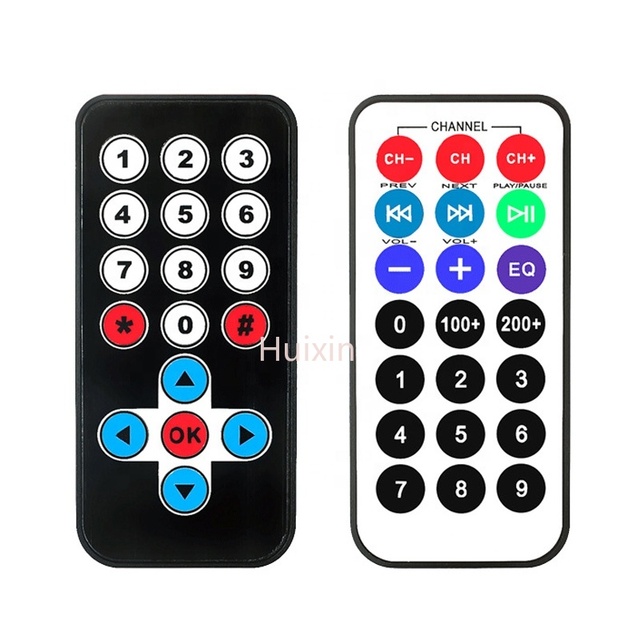 Hot Microcontroller 51 Remote Control MP3 Remote Control Infrared Remote Control White Black