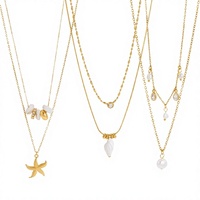 Collier élégant pour femme en acier inoxydable plaqué or 18 carats avec petit pendentif cœur en zircon rose, cadeau tendance