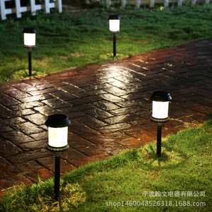 Lampes solaires LED pour jardin, lampes de sol pour pelouse, allée, villa, cour, parc, éclairage décoratif - Product Image 4
