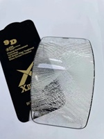 Protection d'écran en verre trempé 9D avec revêtement ESD, bords incurvés 3D pour iPhone 15 14 13 12 Pro Max, anti-rayures