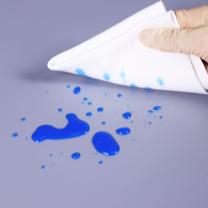 Paño de Limpieza para Cuarto Limpio de 240 g/m², 9x9 Pulgadas, Cuadrado, Clase 10, Sellado Ultrasónico, Alta Absorbencia, Ecológico, 2 Capas, Poliéster, Sin Pelusas, Precisión - Product Image 4