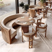 Meubles de restaurant sur mesure, chaises de restaurant en bois massif, style moderne, vente en gros, adaptées aux cafés et aux hôtels