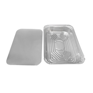 Boîte en aluminium épaisse jetable pour la cuisson à emporter, spéciale isolation domestique, pour poisson grillé, <span class=keywords><strong>vaisselle</strong></span> - Product Image 4
