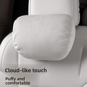<span class=keywords><strong>Coussin</strong></span> de soutien <span class=keywords><strong>lombaire</strong></span> et appui-tête en suède pour voiture, compatible <span class=keywords><strong>Mercedes</strong></span>-Maybach BMW Tesla - Product Image 1