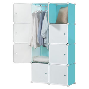 Estante de almacenamiento de libros de PP Estantería móvil de plástico portátil DIY a precio barato - Product Image 1