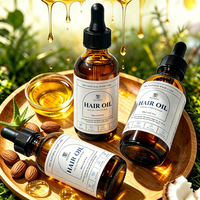 Minyak Perawatan Rambut Herbal Alami untuk Pertumbuhan Rambut, Label Pribadi, Anti Rontok, Menutrisi, dan Merangsang Pertumbuhan Kembali, Grosir Herbal