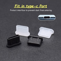 Couvercle Anti-poussière de port USB Type C femelle en caoutchouc/protecteurs USB en Silicone prise Anti-poussière de Port mâle/couvercle Anti-poussière USB pour ordinateur