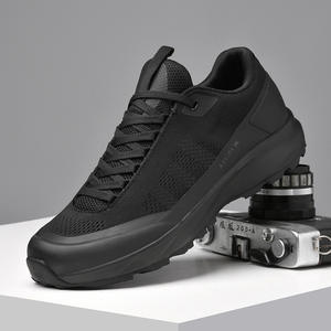 Chaussures de course et de trail pour hommes, légères, antidérapantes, avec empeigne en fibres ultrafines, à lacets, pour l'extérieur, alternative aux chaussures de sport classiques. - Product Image 2