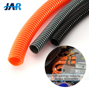 Manchons de câble en nylon ignifuge PA6 JAR, flexibles, conduits électriques fendus - Product Image 1
