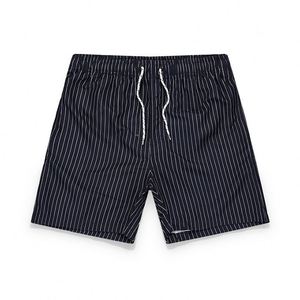 Shorts de bain cargo décontractés rayés grande taille pour hommes, personnalisables, à séchage rapide, avec cordon de serrage et doublure en maille - Product Image 2