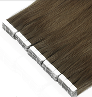 Extensions de cheveux à bandes adhésives directes d'usine, cheveux humains Remy, extensions invisibles à bandes adhésives, plusieurs couleurs disponibles