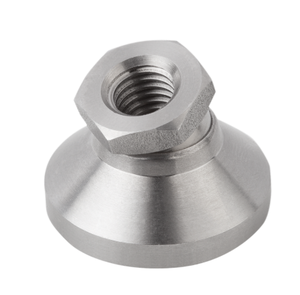 K0395 KIPP Pie Nivelador Giratorio de Acero Inoxidable Tipo B para Maquinaria Industrial con Base Antivibración - Product Image 6