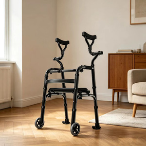 Multifunctional Four Legged <b>Walker</b> Lightweight Rollator For <b>Elderly</b> With Hemiplegia - Product Image 1