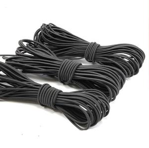 Cordon élastique rond tressé en Spandex/Nylon brodé, très résistant, vente en gros d'usine - Idéal pour l'habillement tendance - Product Image 1