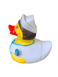 Y tá mô hình ít màu vàng Vịt đồ chơi nổi tắm đồ chơi Pinch hét lên làm bằng nhựa bền và PVC cho bé tắm thời gian - Product Image 3