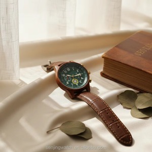 Reloj de Cuarzo de Lujo para Hombre con Cronógrafo, Correa de Alta Calidad con Elegante Caja de Madera, Accesorio de Moda Masculino - Product Image 5