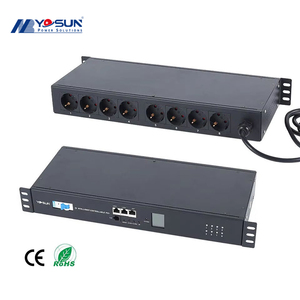 19 Inch Smart Intelligente 1U 8 Manier Duitsland Metalen Shell <span class=keywords><strong>Pdu</strong></span> Voor Internet Data Centre - Product Image 1