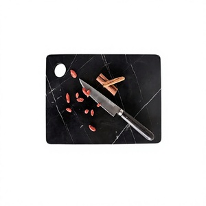 Standard Design Marble Cutting Cheese Board Square Shape Kitchenware Vegetables Chopping Board For Home Hotel Use - Product Image 1
