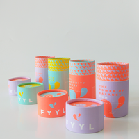 Boîtes de papier en carton rigide de luxe avec logo personnalisé à prix d'usine Boîte ronde pour tube de cylindre de cadeau de thé pour l'emballage alimentaire