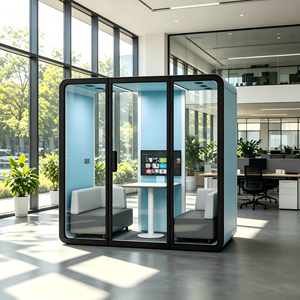 Cabine d'enregistrement vocale professionnelle insonorisée, studio d'isolation acoustique, cabine d'enregistrement musical pour studio de podcast <span class=keywords><strong>à</strong></span> <span class=keywords><strong>domicile</strong></span> - Product Image 2
