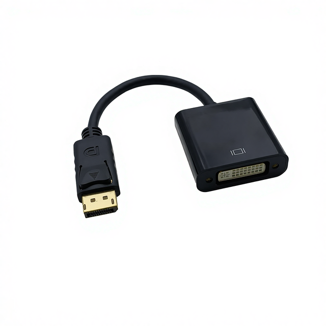 COMTON Good DisplayPort to DVI Plug Converter Cable Male to Female Dp Female to Dvi Male Adapter for Monitor Projector Display