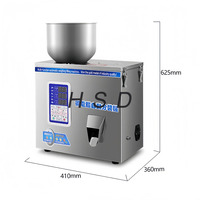 Machine de remplissage manuelle et automatique 100g pour sachets de poudre alimentaire, granulés, café, épices, farine, riz – Mini et compacte – Vente chaude