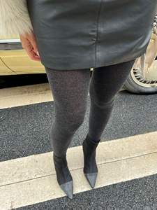 Moda Çok Satan Kalın Çok Renkli Yün Külotlu Çorap İnceltici Termal Yumuşak Yüksek Esnek Yün Tayt Kadınlar İçin - Product Image 4